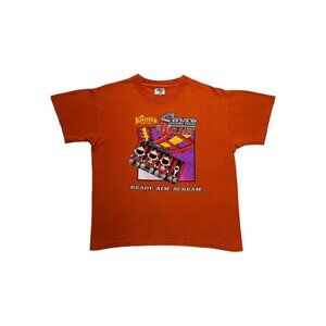 Vintage Knotts Berry Farm Silver Bullet Peanuts Kids T-Shirt